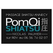 Logo de Pomqi, cabinet de shiatsu et de massage